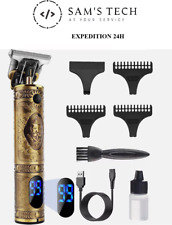 Tondeuse Cheveux & Barbe Pro Hommes Rechargeable, Haute Précision & Idéale