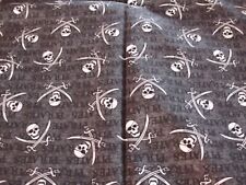 coupon tissu  "  pirate  "   60 X 69  cm