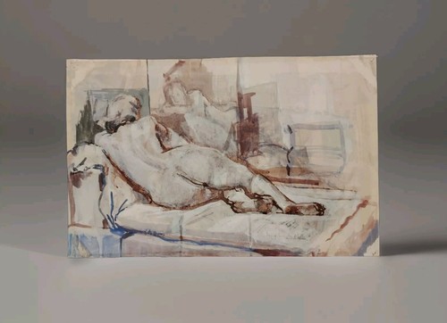Jolie peinture nue - peinture,