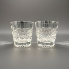 2 Gobelets Cristal De Saint-Louis Modèle Trianon Verre Whisky (Prix Pour Les 2)