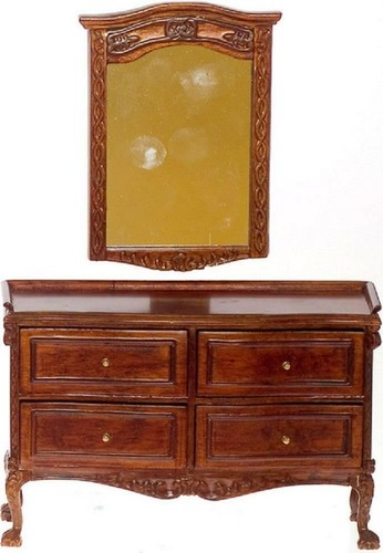 Table maquillage noyer - de, en