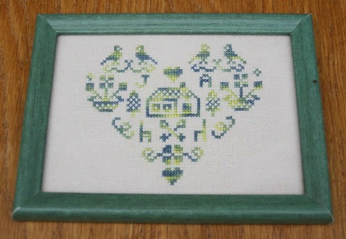 Broderie coeur fait - coeur,