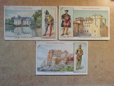 (PC) 3 x CHROMOS AIGUEBELLE CPA CARTE POSTALE POSTCARD CHATEAUX D EUROPE
