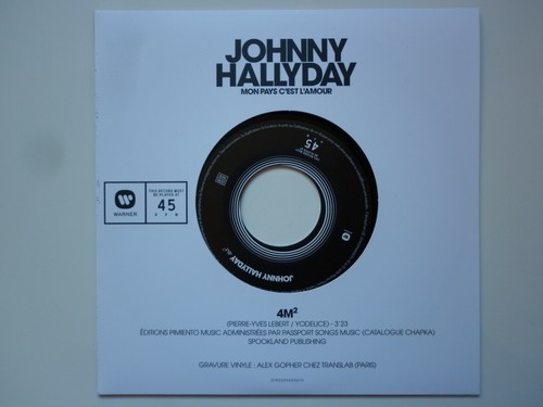 Johnny hallyday 45tours - hallyday,