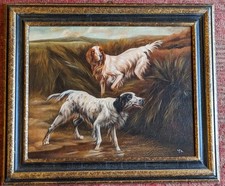 Ancien tableau huile sur toile