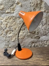 Lampe de bureau vintage orange
