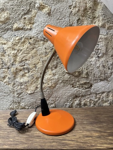 Lampe bureau vintage orange - lampe, de