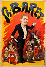 Affiche Ancienne Originale – Charles Baret – Marionnettes -  Choubrac – [1900]