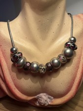 ancien collier vintage maille