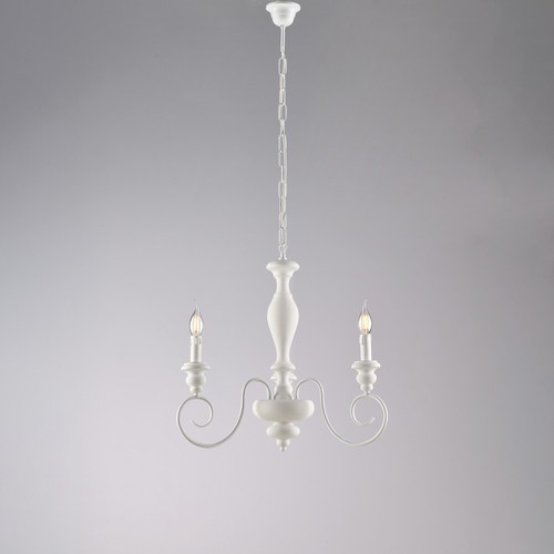 Lustre classique bois et - lustre,