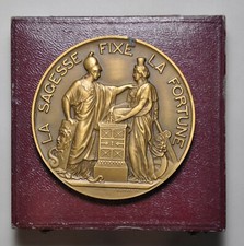 Médaille de table - Banque de France d=68 mm MARCHE Anne-Marie 