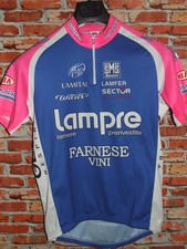 Lampre SANTINI Maillot de Vélo Haut Maillot Cyclisme Taille LARGE