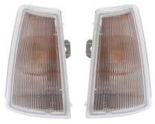 CLIGNOTANT AVANT DROITE + GAUCHE POUR OPEL KADETT E 08.84-07.94 BLANC