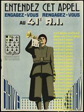 ww2 Affiche 41e RI Brive