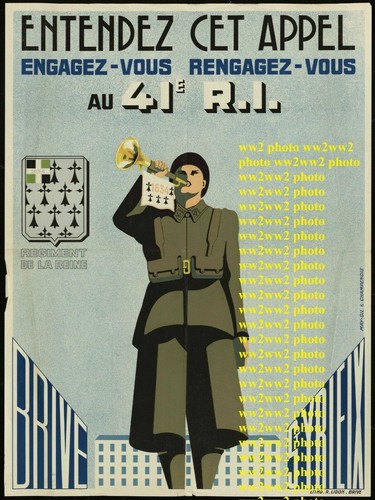 Ww2 affiche 41e - ww2, ri