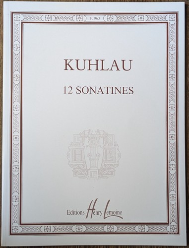 Friedrich kuhlau sonatines - friedrich,