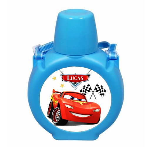 Gourde bleue garcon auto - garcon, car