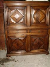 meubles buffet table"jonzac"superbe copie louis xiii chene massif t b etat 
