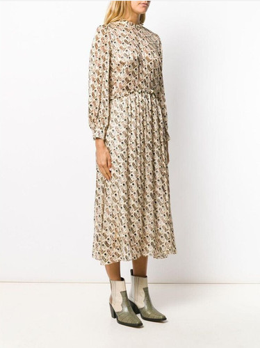 Sandro paris robe midi femme - robe,