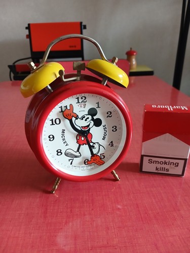 Vintage réveil mickey - réveil,