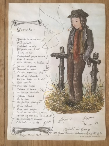 Poème gavroche écrit - gavroche,