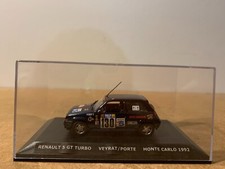 UNIVERSAL HOBBIES MODIFIÉE RENAULT 5 GT TURBO MONTECARLO 1992 BOITE 1/43 AG M10