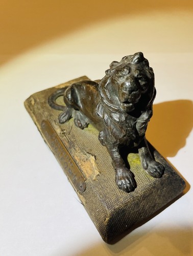 Ancienne sculpture lion - sculpture,