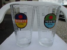 lot de 6 verres à bière Vedett 25cl dans leur carton d'origine