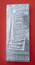 Matrice Gravure Publicitaire vintage Réfrigérateur Commodore FRIGECO