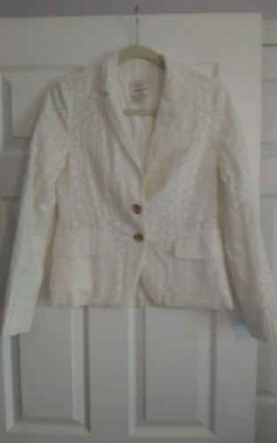 Jcrew ivory eyelet blazer - jcrew,