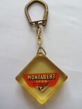 Porte clef " MONTABERT Lyon " inclusion non Bourbon