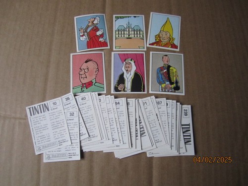 Autocollants tintin panini - autocollants,