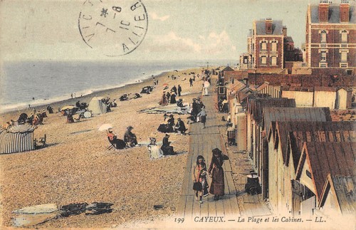 Cpa cayeux la plage - cpa, /