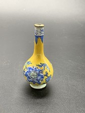 Ancien Vase Chinois Cloisonné Miniature Chine Vintage Old 1