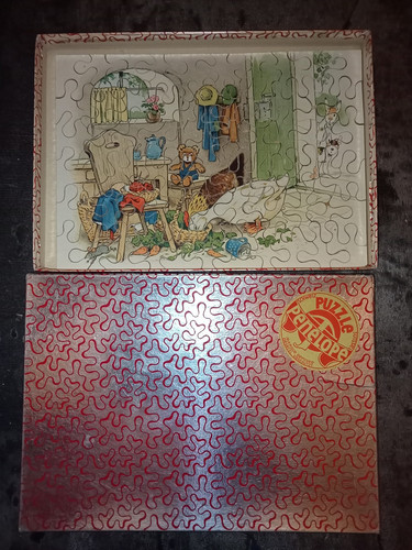 Ancien puzzle penelope bois - puzzle,