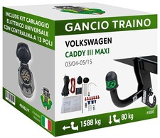 Attelage Fixe pour VW CADDY