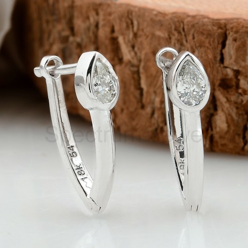 18k blanc solide h - /,