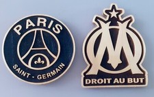lot de deux magnet psg et om