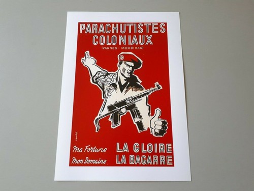Affiche parachutistes - affiche, :