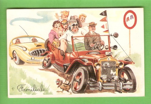 Carriere carte postale humour - postale,