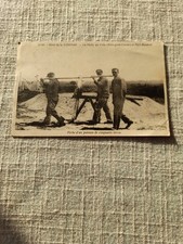 CARTE POSTALE ST FORT SUR GIRONDE PECHE AU CREA ESTURGEON PORT MAUBERT 1936