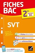 Fiches bac SVT 2de: nouveau