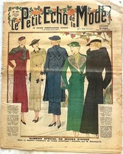 LE PETIT ECHO DE LA MODE n° 40 du 6 Octobre 1935 revue ancienne Hiver 1936
