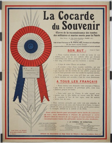 Cocarde souvenir circa - cocarde,