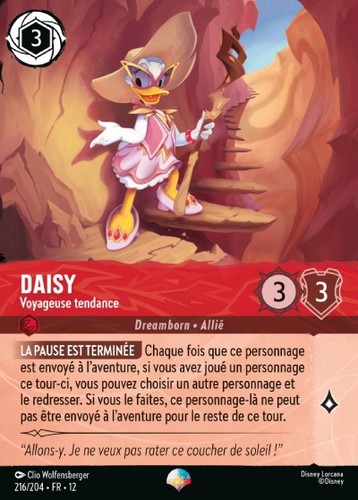 Lorcana daisy voyageuse - lorcana,