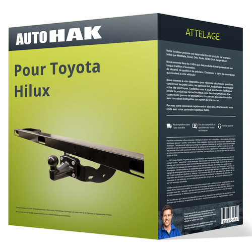 Attelage pour toyota hilux - attelage,