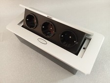 Prise électrique encastrée - 3 prises EU