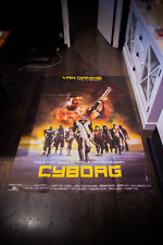 CYBORG Van Damme Large French Grande Vintage Movie Poster Original 1989