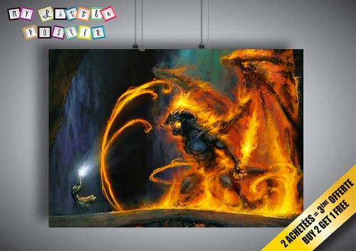 Poster balrog gandalf battle - balrog,