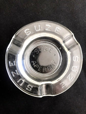 Cendrier publicitaire de bistrot en verre moulé apéritif SUZE